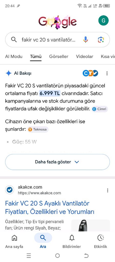 FAKİR FAN VANTİLATÖR PERVANE - 3