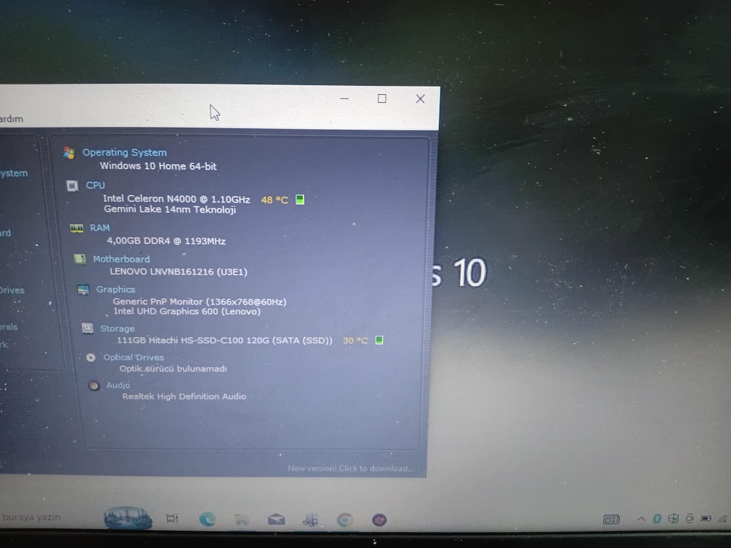 LENOVO LAPTOP - 4