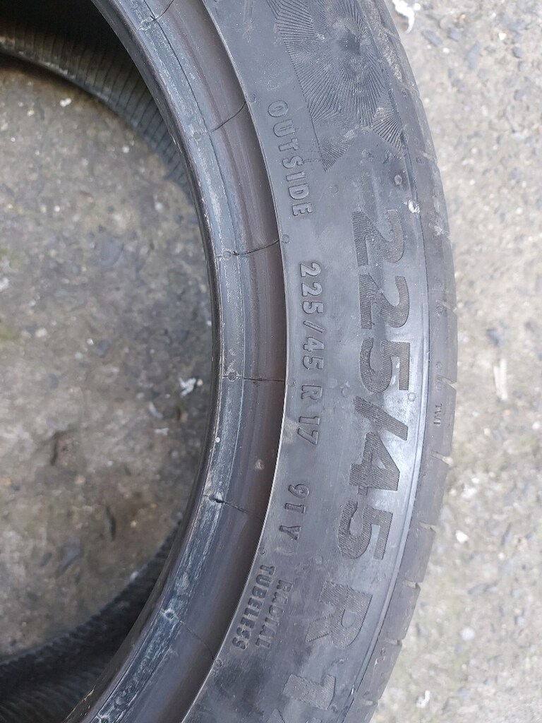 225x45xR17 4 adet continental lastik yer güngören - 4