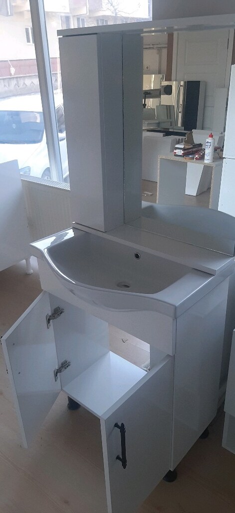 ALT UST 65LIK 80LIK MDF BANYO DOLAPLARI - 12