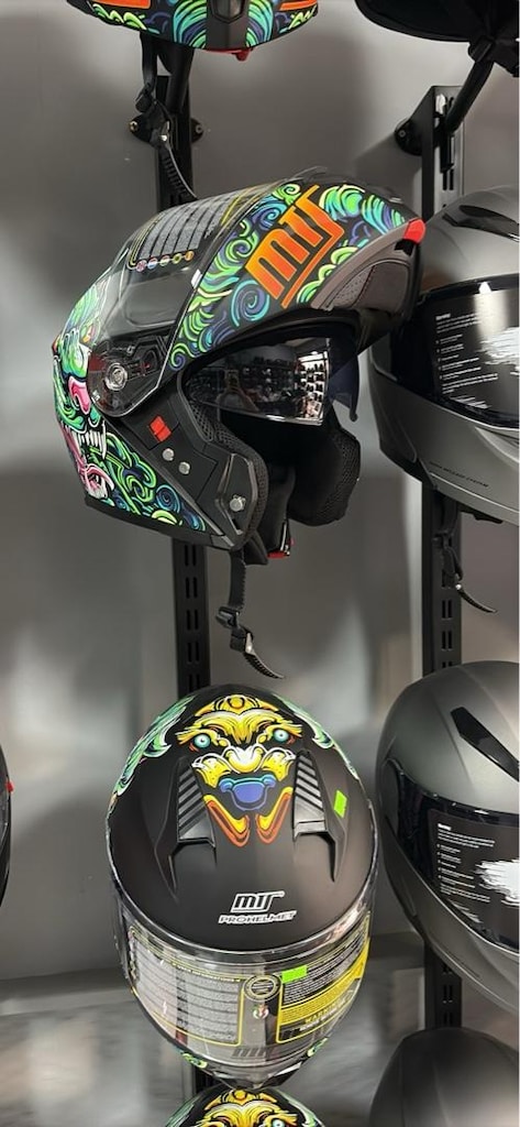 mt s çene açılır kask - 4