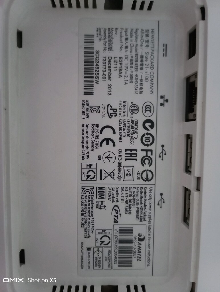HP slayt 21 bilgisayar tablet - 5
