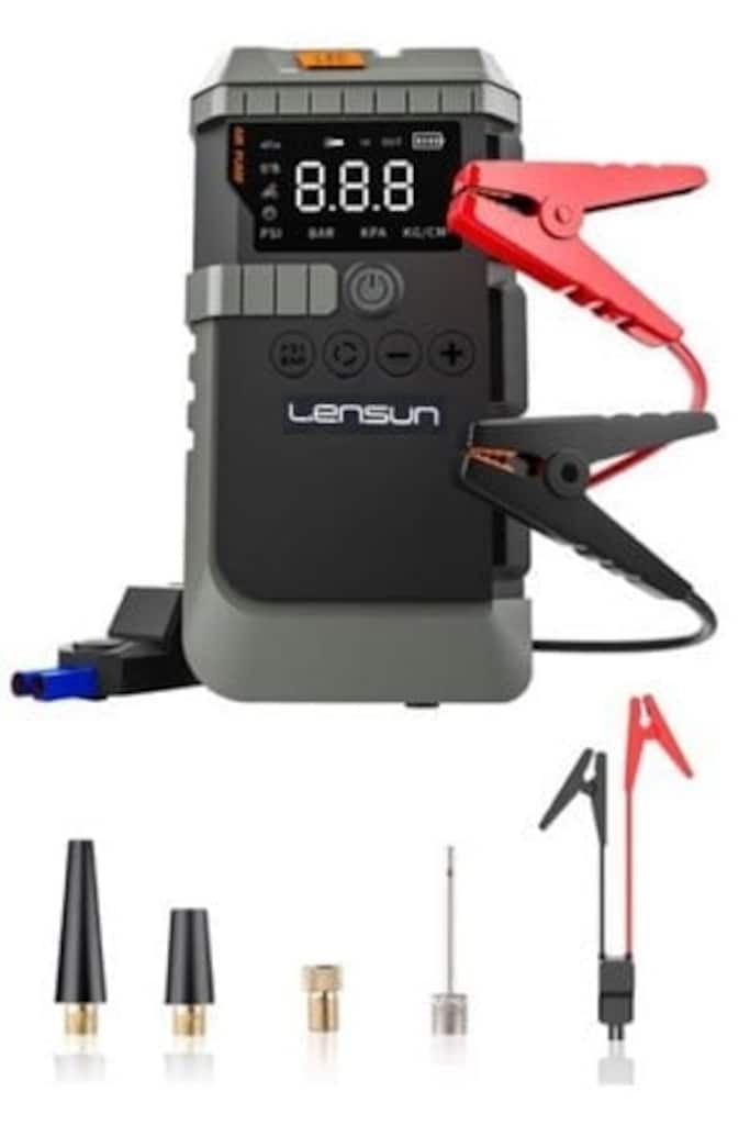 Lensun LS99 Akü Takviye Cihazı 19.800 mAh | 4'ü 1 Arada Powerbank