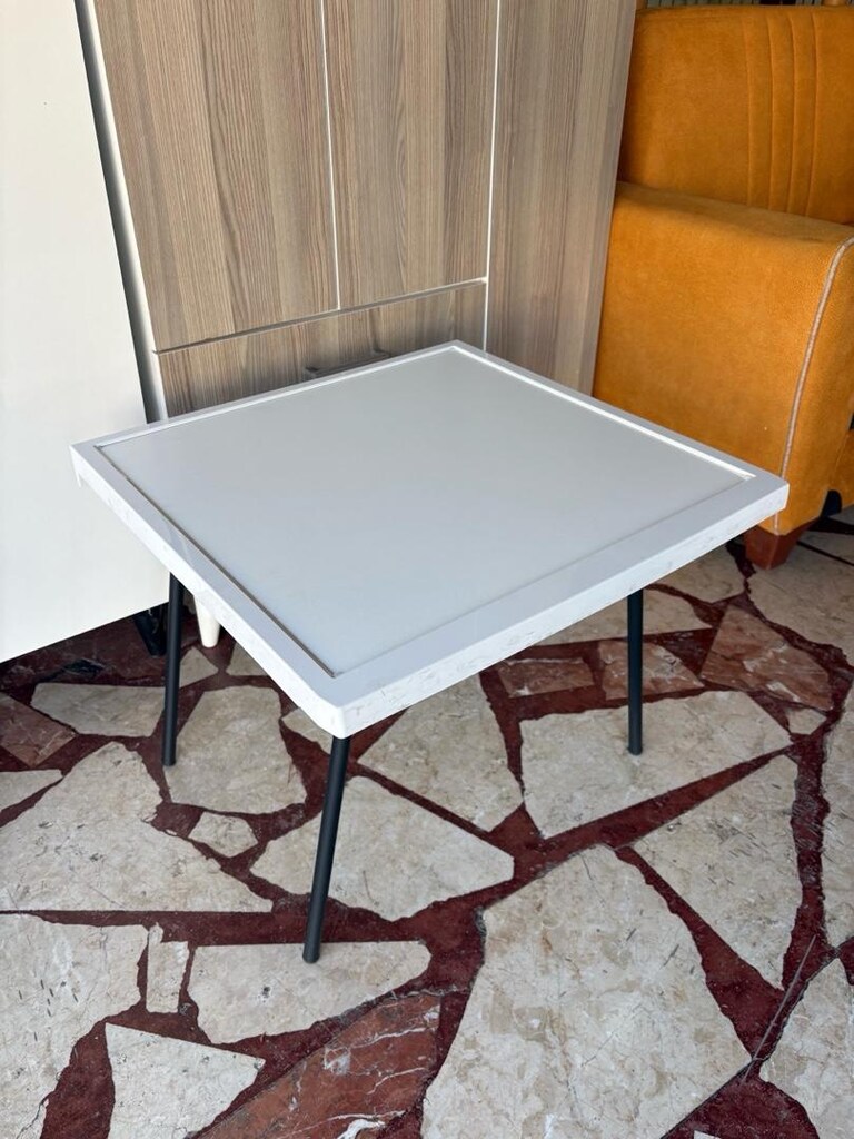 sıfır ürün 60x60 katlanır portatif piknik masası - 5
