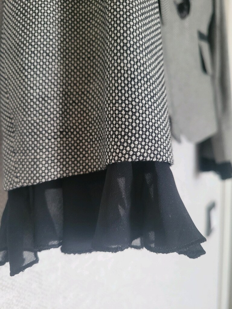 Gri Siyah 38 Beden Blazer Şık Ceket - 6