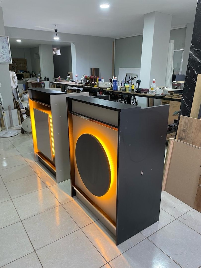 kasa banko desk komple mdflam - 6