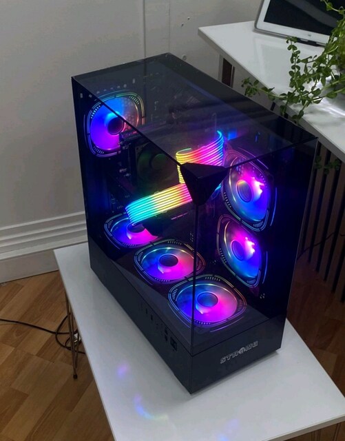 ÜSTTEN CAMLI NADİR AKVARYUM KASA + ASUS ROG GTX 1660 SUPER