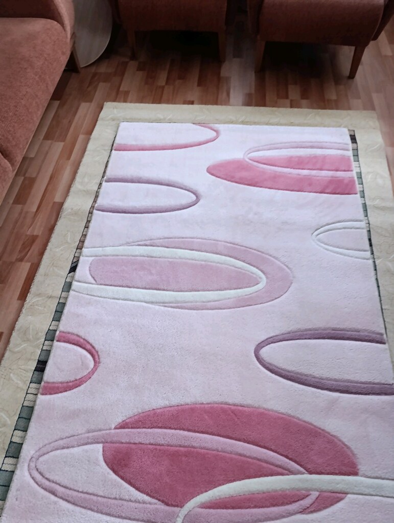 pembe çocuk odası halısı - 3