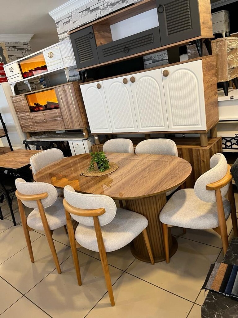 Kaliteli bohem yemek masası takımı - 3
