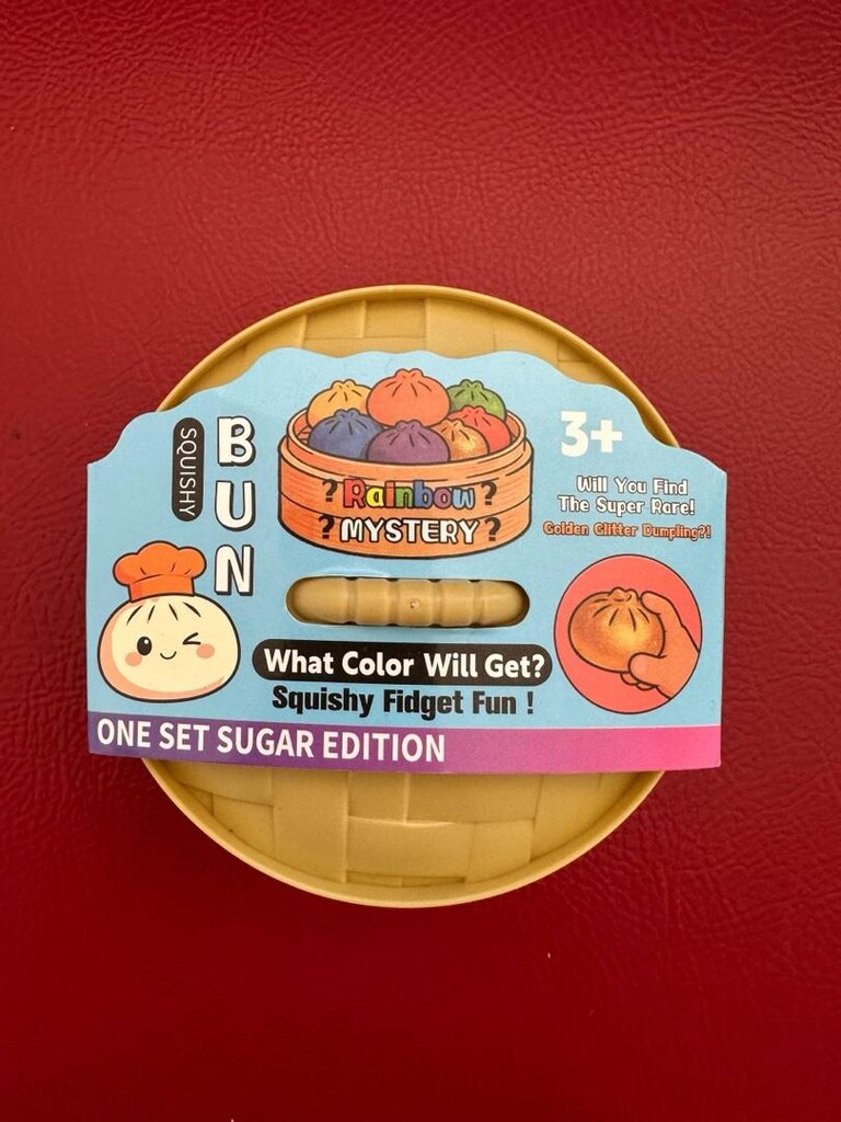 Çin Mantısı Simli Seffaf Kedicik Squishy Oyuncak - 5