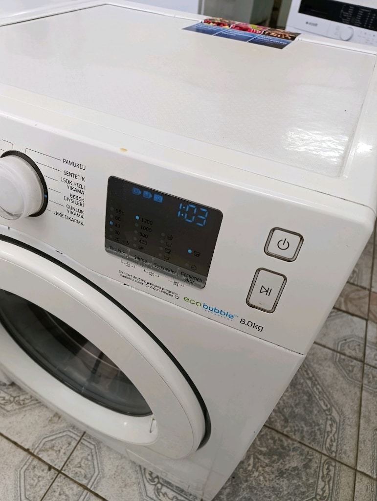 Samsung 8 KG Çamaşır Makinesi 1200 Devir Samsung 1200 devir 8 kilogra - 3