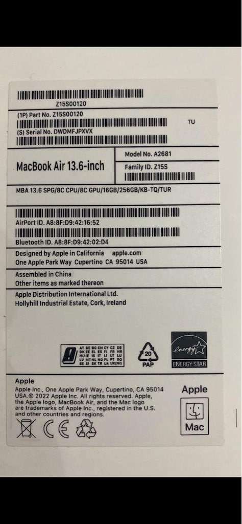 MacBook Air 8+8 ekstra 16 gb - 4