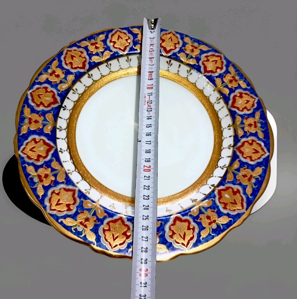 Güral Porselen Vintage El Yapımı Duvar Tabağı - 3
