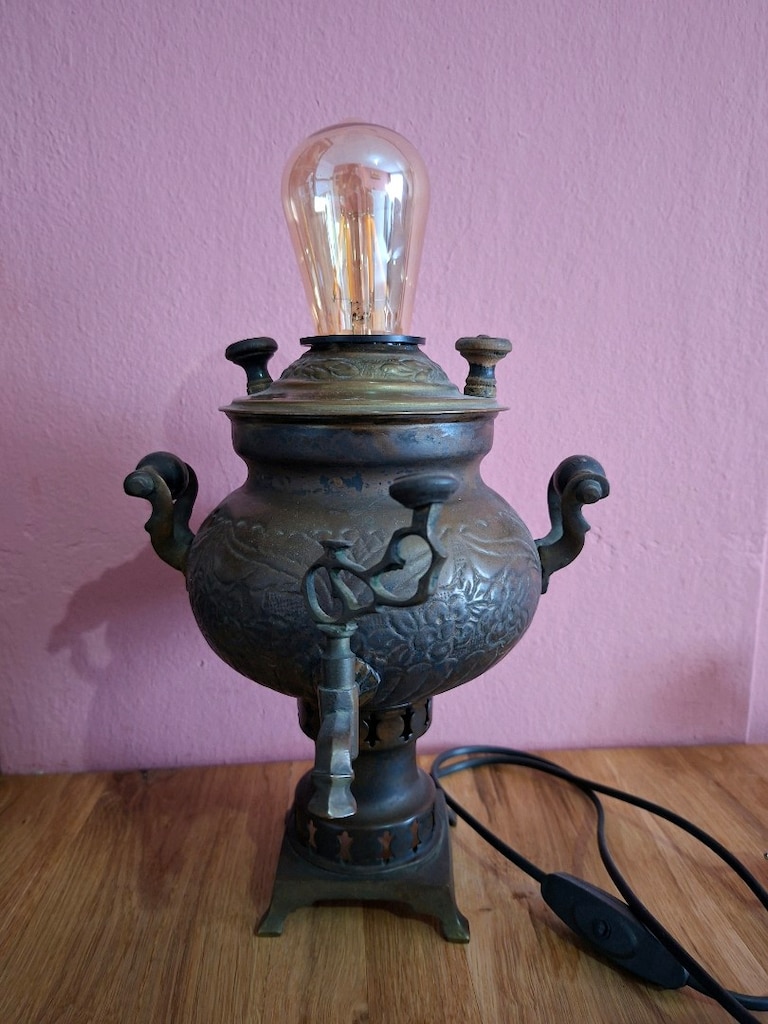Rustik semaver lamba - 2