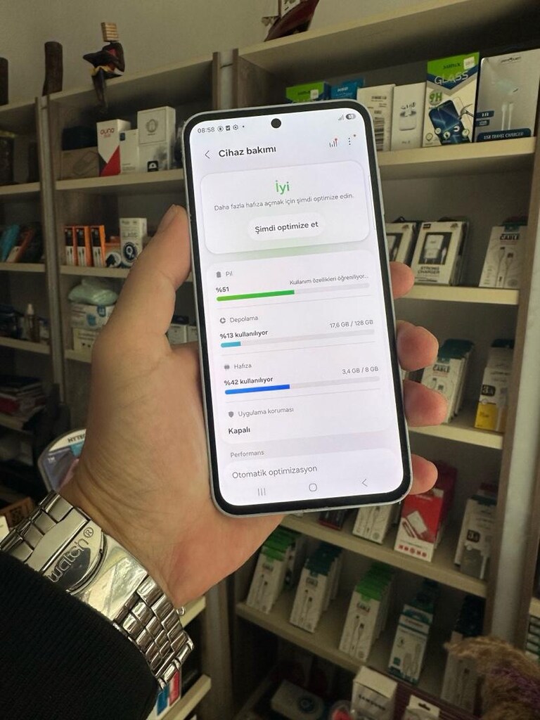 Samsung a35 5G 128/8 hatasız 11 ay tr garantili temiz cihaz - 3