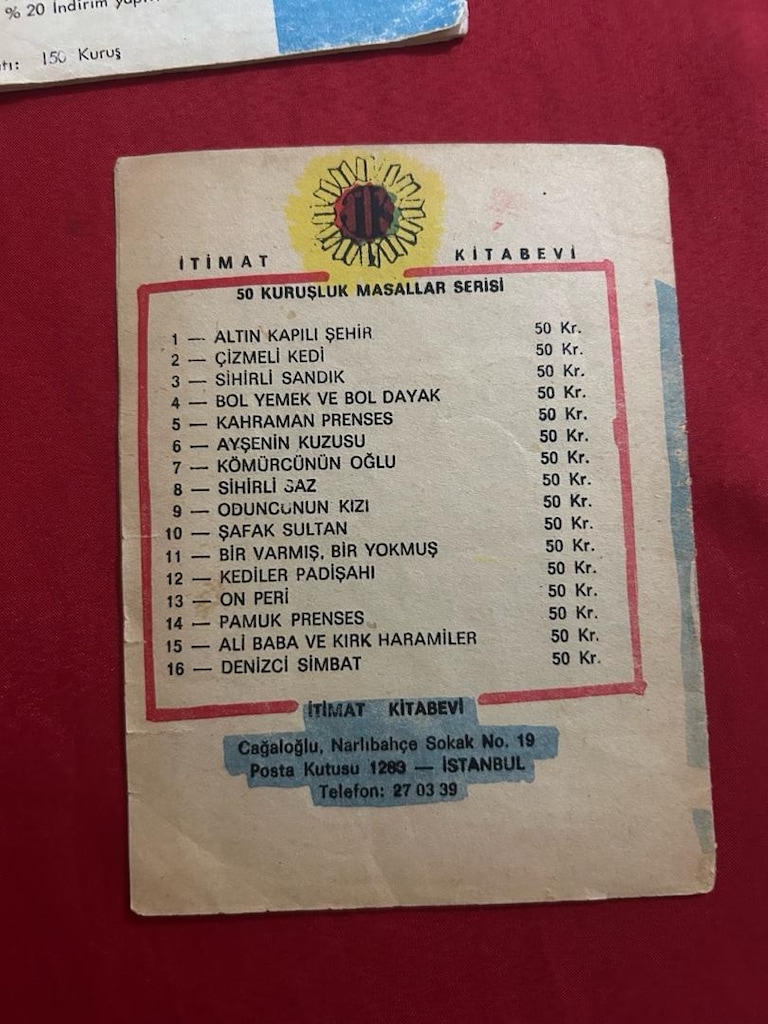 Eski Tarihli Çocuk Hikaye Kirapçıkları - 7