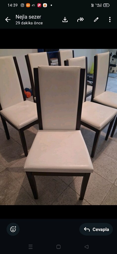altı adet sandalye - 3