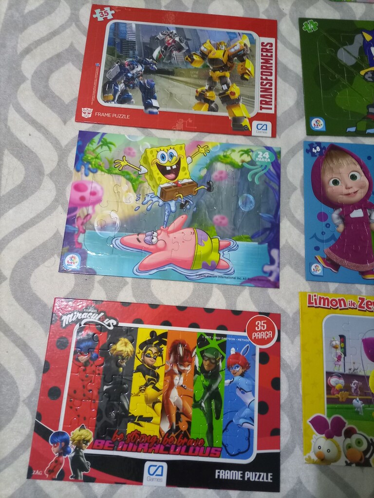 4 Puzzle Setleri 9Parça Takas olur - 6