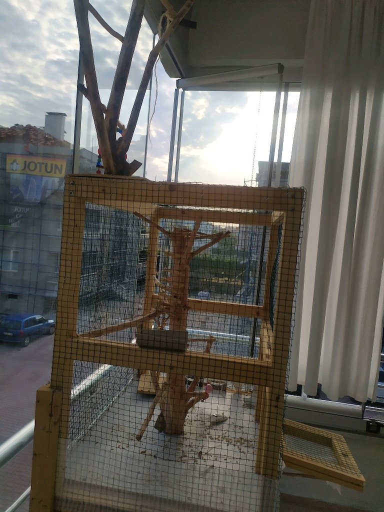 ahşap kuş kafesi - 7