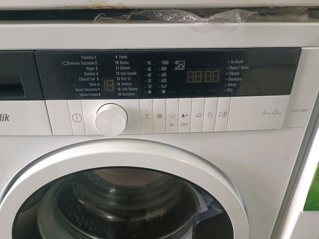 Arçelik piyano serisi 8 kg A+++ 1000 devir çamaşır Makinesi - 3