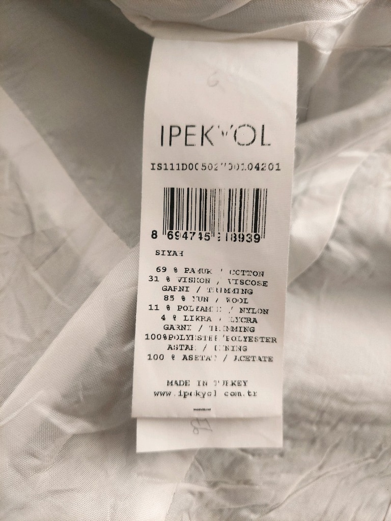 İPEKYOL çizgili desen viskonlu ceket - 15