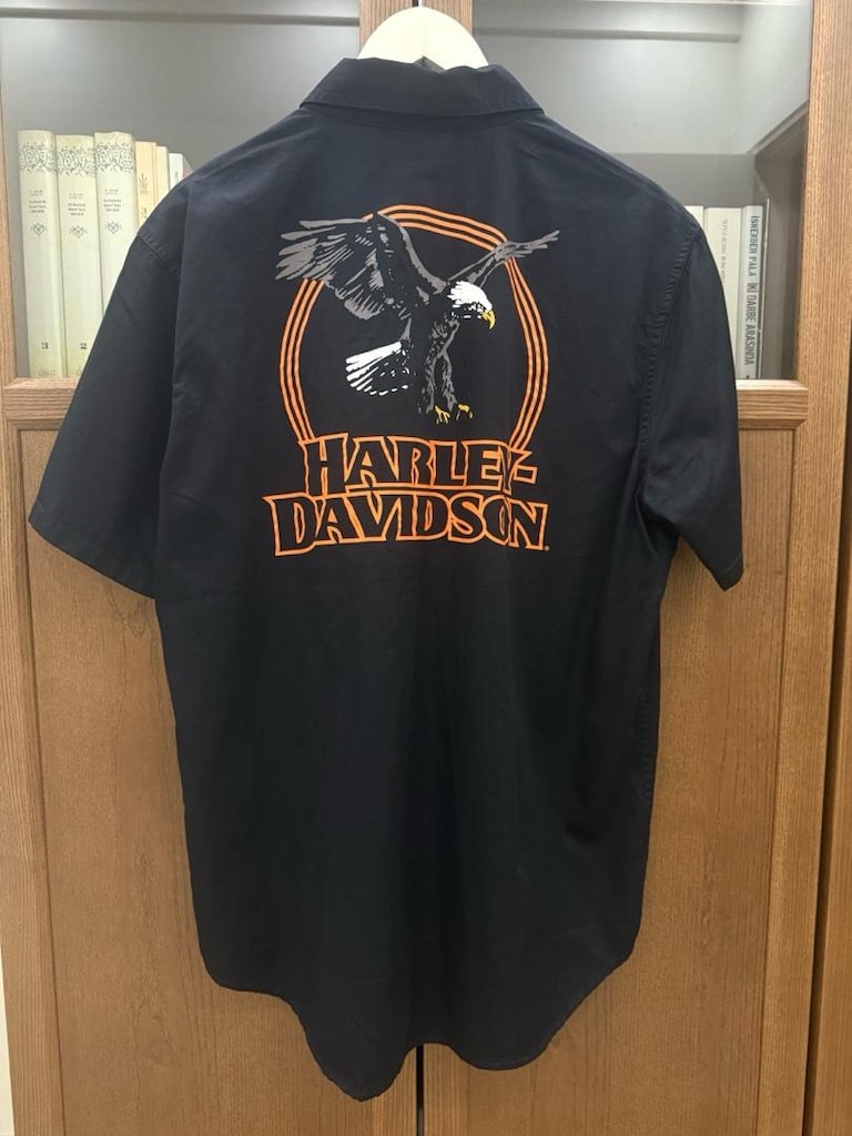 Harley Davidson Kısa Kol Gömlek L beden - 2
