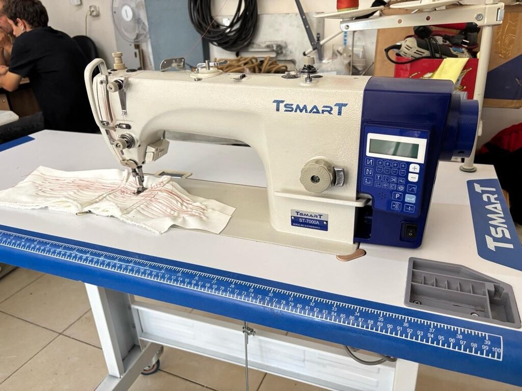 Tsmart kafadan motorlu tam otomatik düz makina - 2