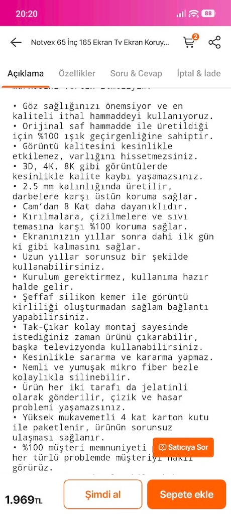 Tv ekran koruyucu - 3