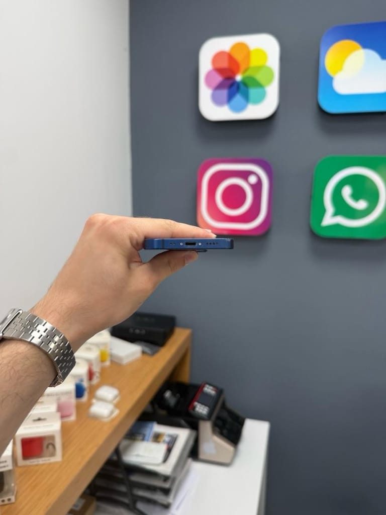 İphone 12 Mini 128 Gb Mavi Renk 14 Ay Açık - 5