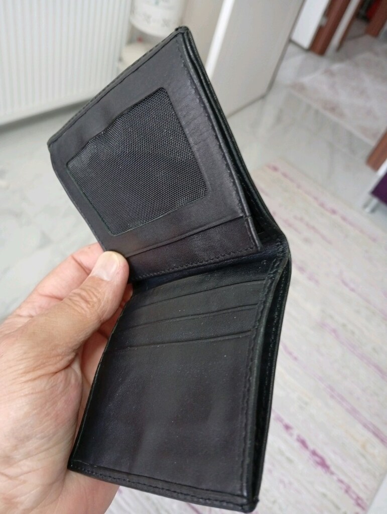 Genauine Leather YDS markalı, hakiki deri cüzdan. - 7