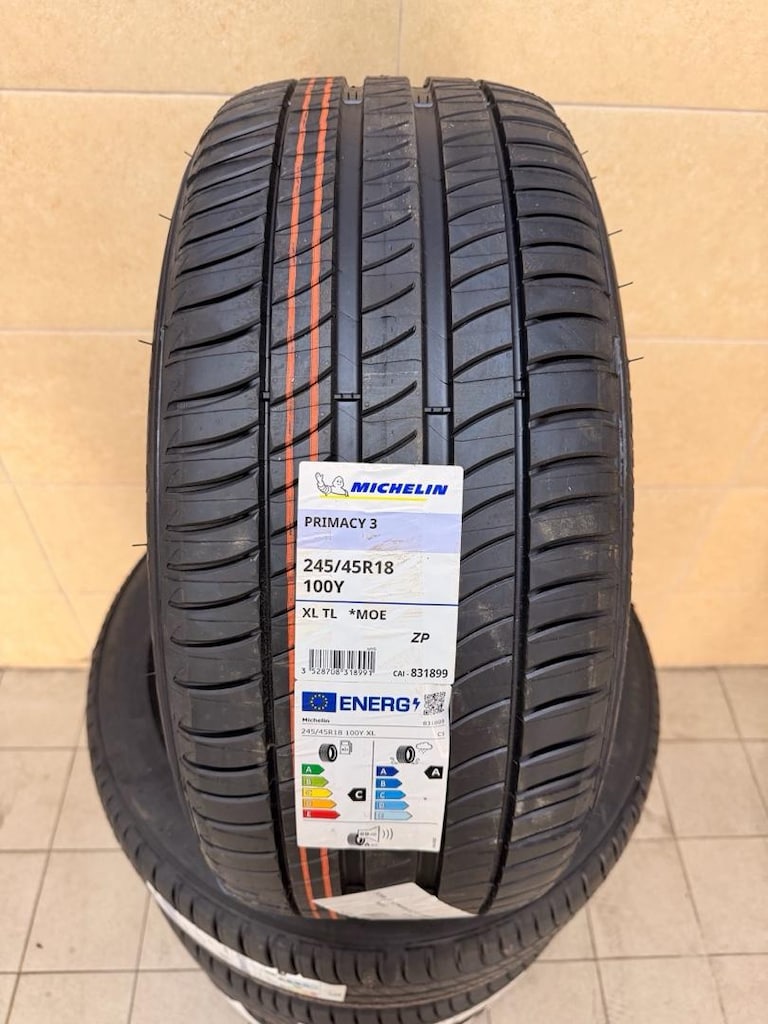 245/45R18 MİCHELİN PRİMACY 3 ZP(RFT) DOT:28/26 4 ADET FİYATIDIR - 2