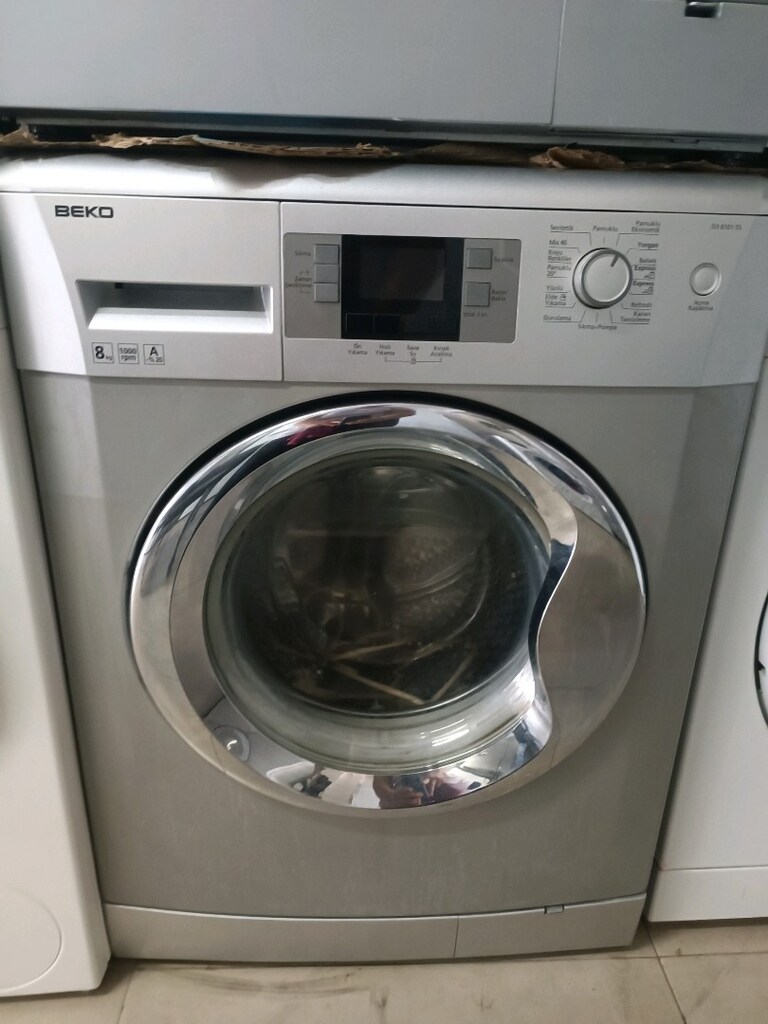 Beko gri 8 kg A+++ 1000 devir çamaşır Makinesi - 3