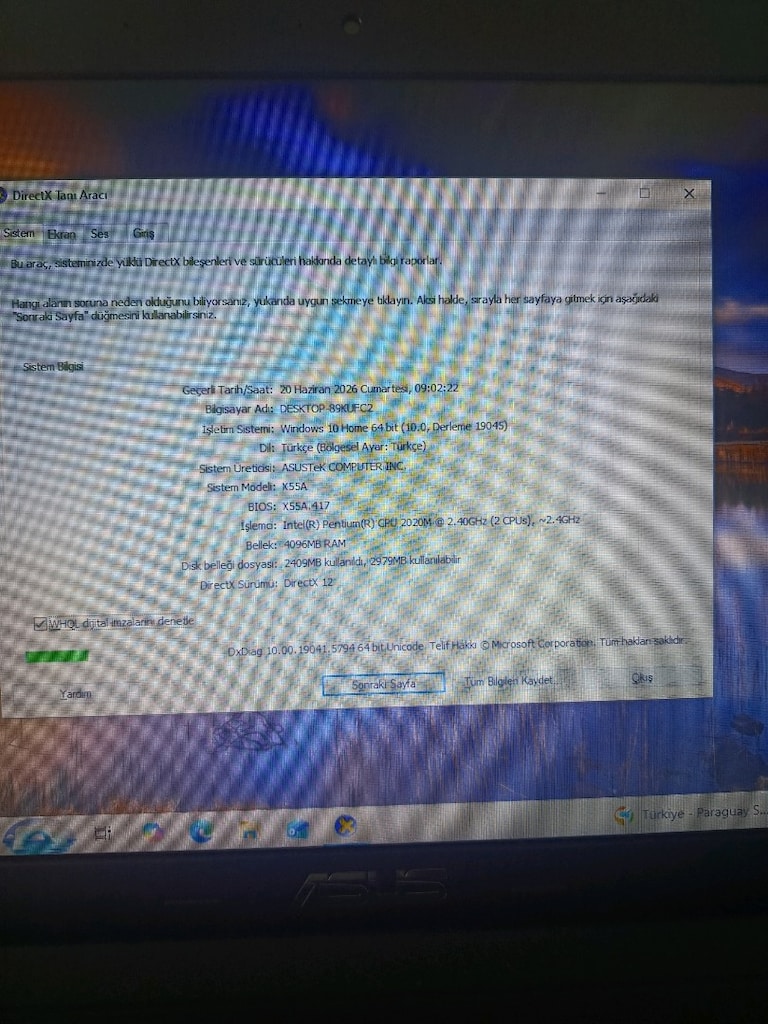 Asus Pentium işlemcili 4 GB Ram 500 HDD dizüstü laptop - 2