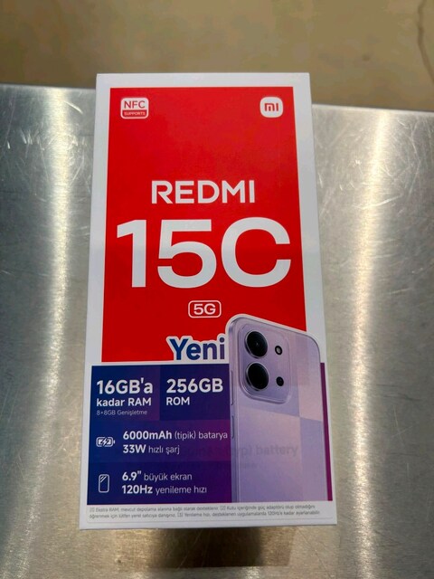 Redmi 15C 256 GB TR