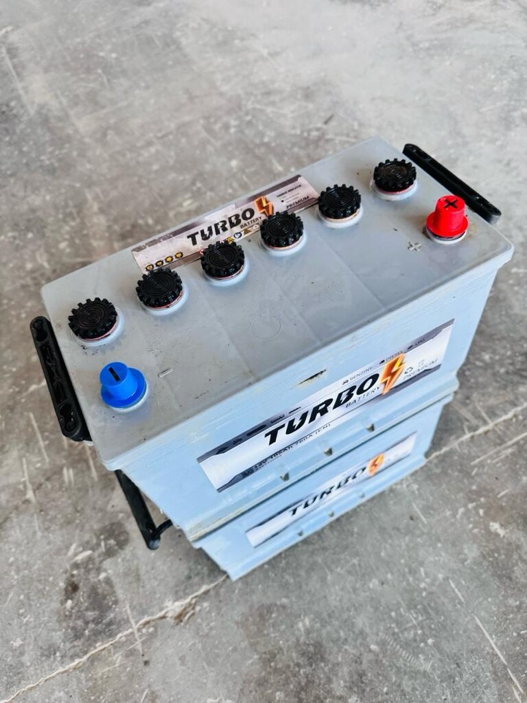 2 adet takım çıkma 12v 105 amper akü.!! yeni - sağlam.!! - 4