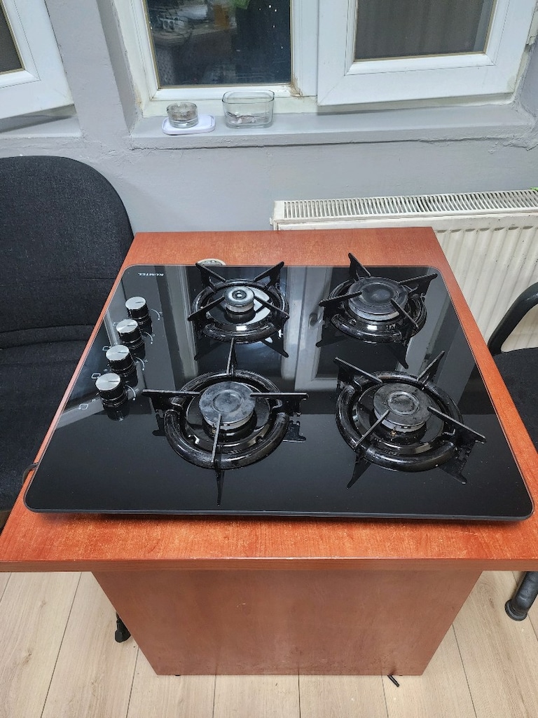 Kumtel Set üstü ankastre siyah cam ocak - 3