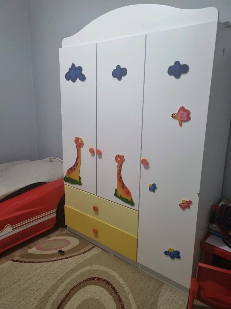 çocuk odası gardırop şifonyer - 2