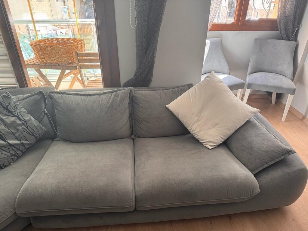 Tay Tüyü Gri Köşe Koltuk - 2