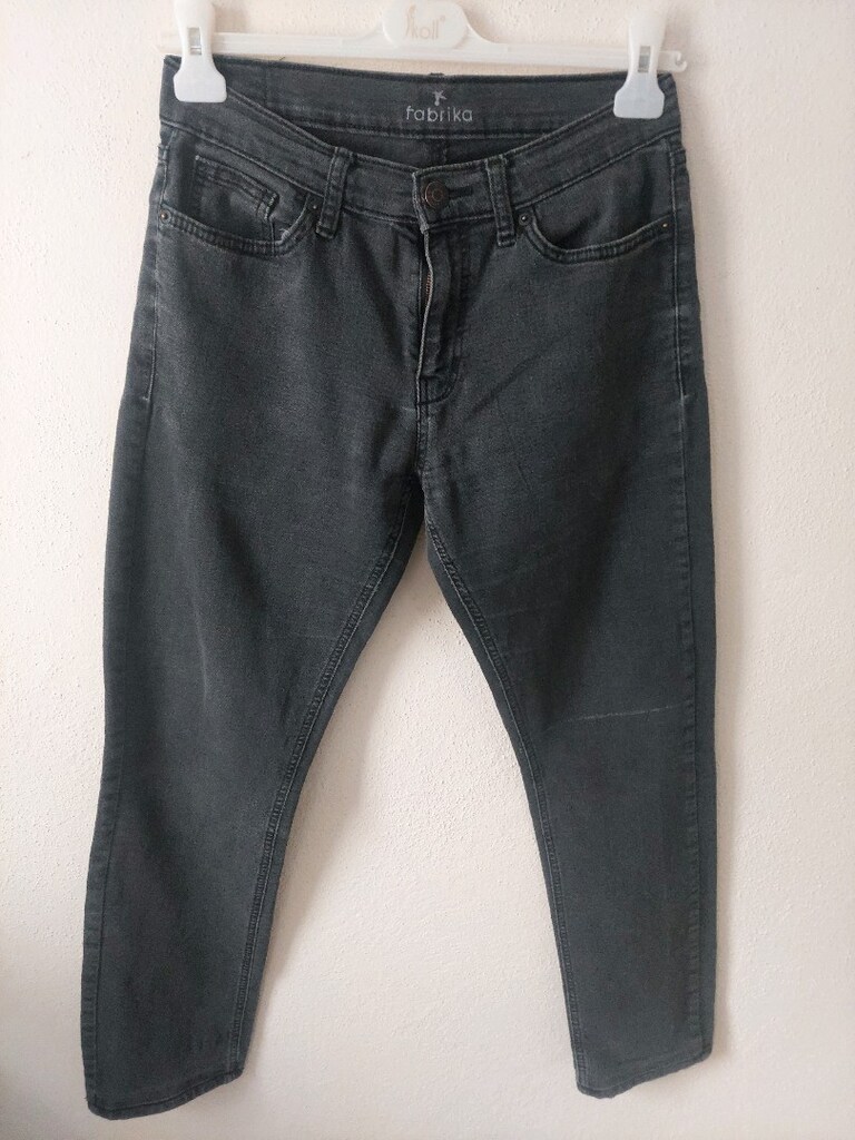 FABRİKA siyah erkek Jean pantolon