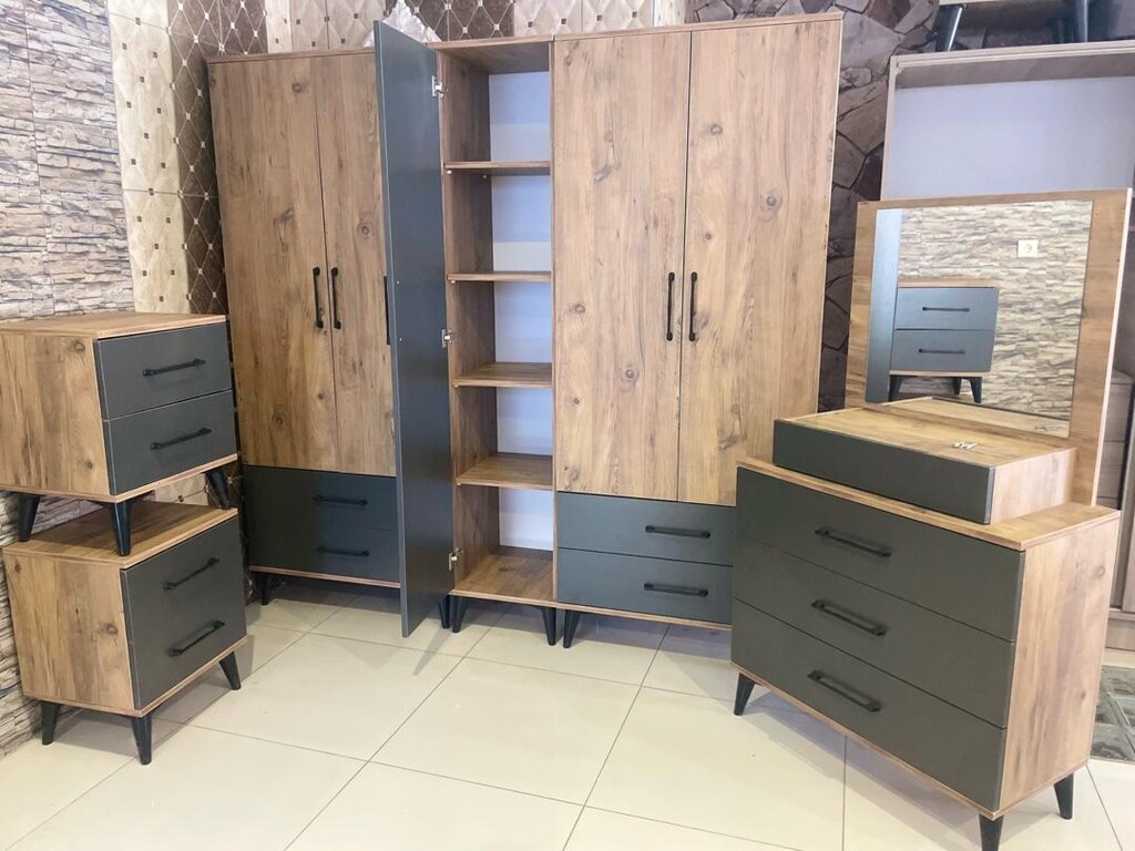 Sürgülü elbise dolabı takımı - 5