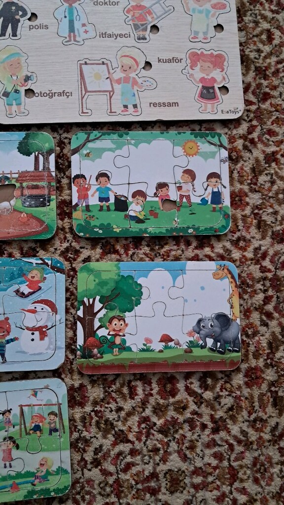 eğitici Ahşap puzzel - 4