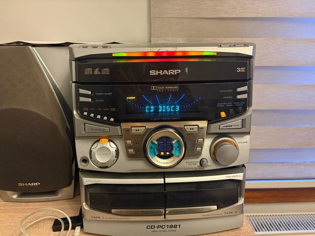 SHARP VCD’Lİ MÜZİK SETİ (27 YILLIK SAHİBİNDEN) - 4