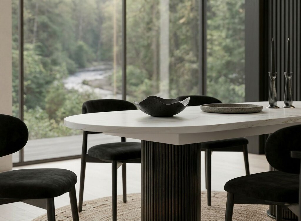 Sıfır , %100 MDF , Modern Bohem Açılan Masa - Aytaşı , Siyah - 16