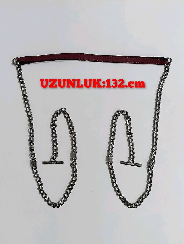 ZİNCİR ASKILI BORDO DERİ ÇANTA - 18