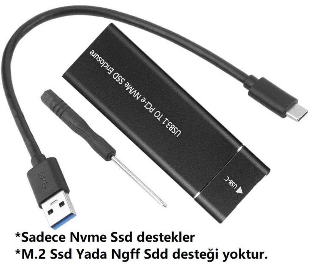 Usb 3.1 Type C To Pci-e Express Nvme Ssd Hard Disk Kutusu - 2