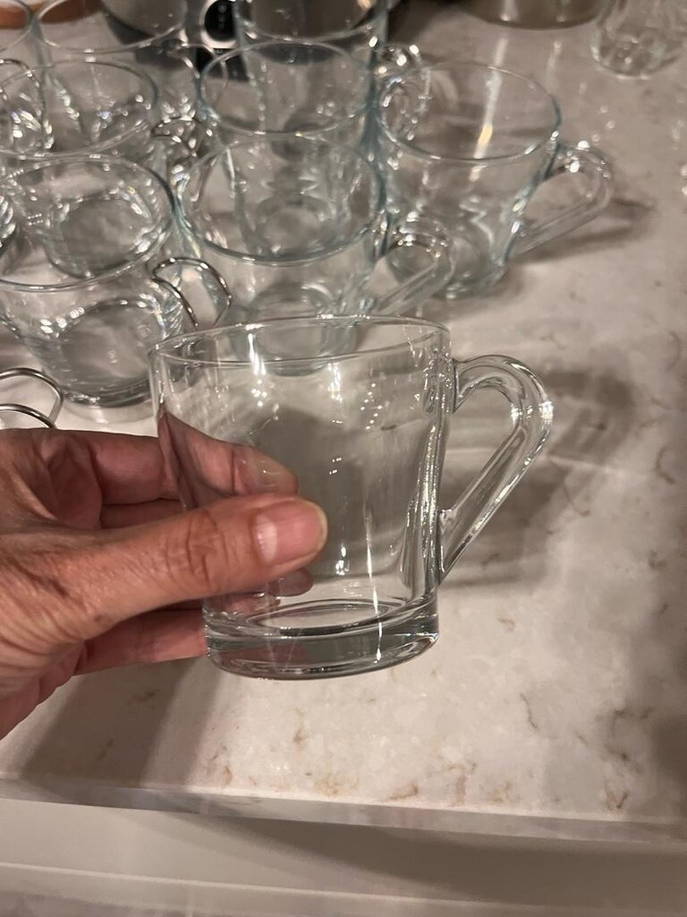 Pasabahce metal kulplu çay bardağı - 5