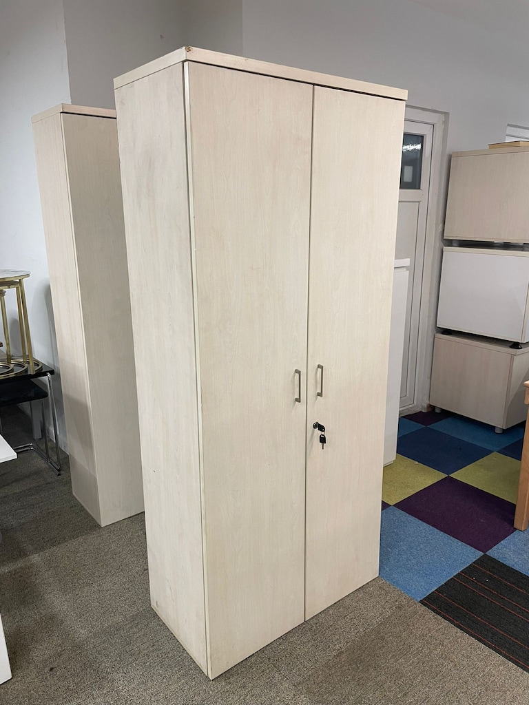 KLAS OFİS ÜSKÜDAR 80x40x190 AKÇAAĞAÇ RENK VESTİYER DOLABI - 2