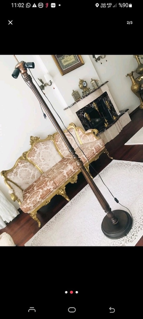 Ahşap lambader - 2