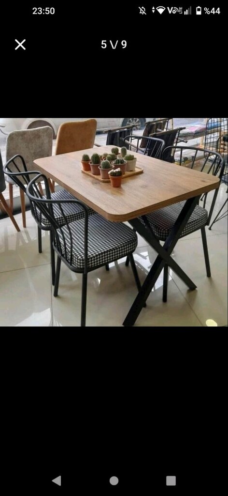 sıfır ürün 4 kişilik masa sandalye kapıda ödeme ücretsiz kargo - 2