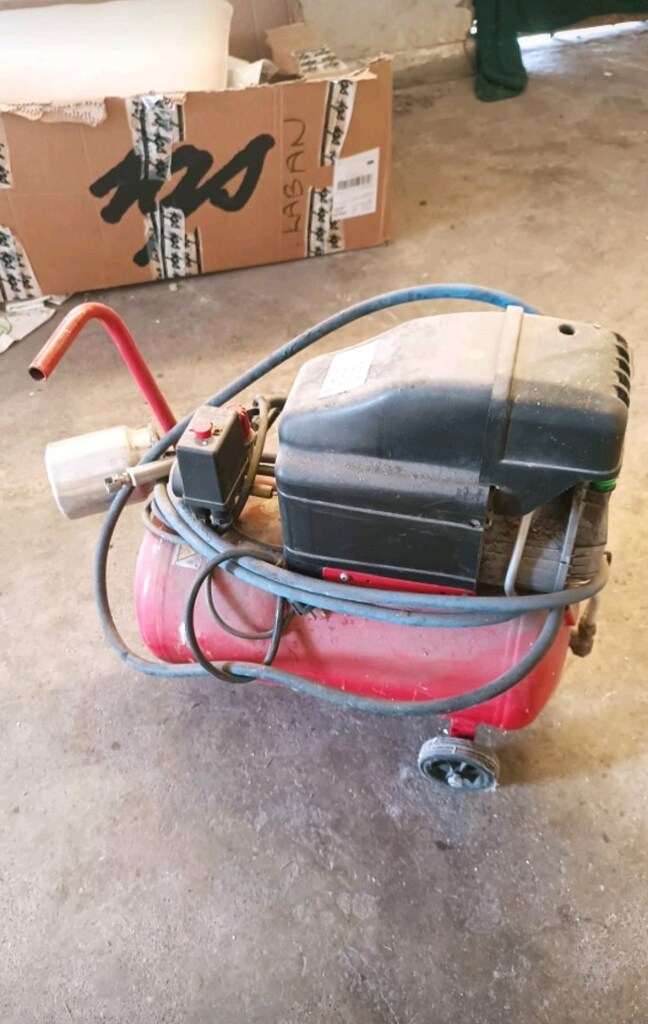 İtalyan Fiac GM 201 Kompresör - 1.5 HP 8 Bar - Hortum ve Tabanca - 2